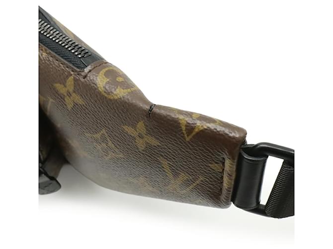 Marsupio Louis Vuitton Monogram Macassar Christopher Marrone Nero Monogramma - vista 5