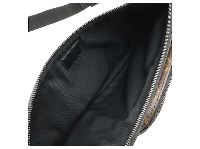 Marsupio Louis Vuitton Monogram Macassar Christopher Marrone Nero Monogramma - vista 8
