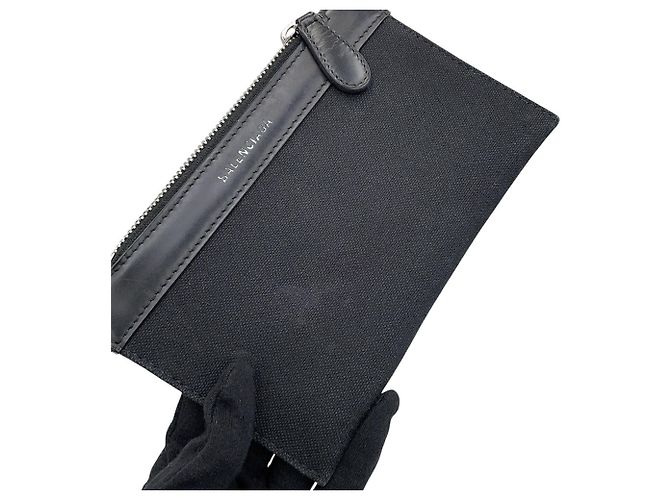 Borsa in tela nera Balenciaga Nero - vista 17