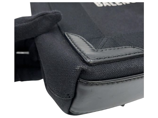 Borsa in tela nera Balenciaga Nero - vista 8