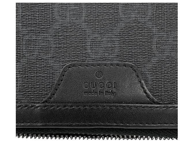 Clutch Gucci Black GG Supreme Nero - vista 17