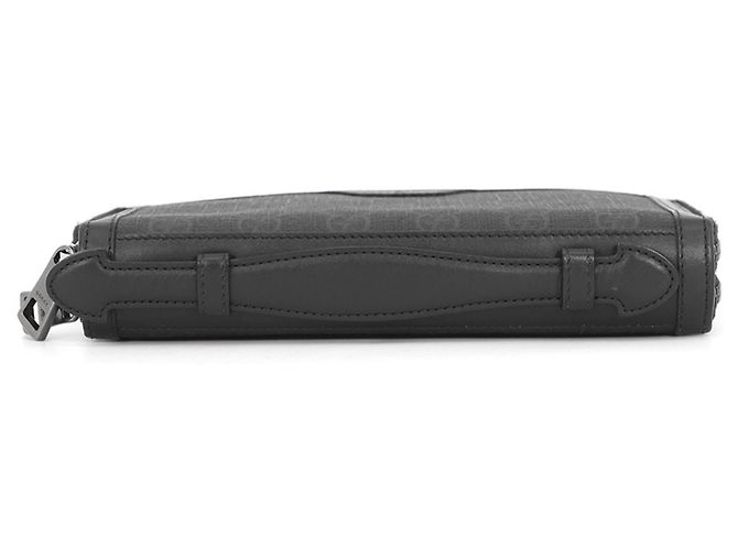 Clutch Gucci Black GG Supreme Nero - vista 3