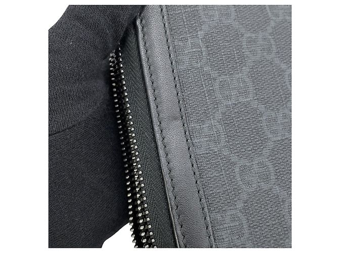 Clutch Gucci Black GG Supreme Nero - vista 7