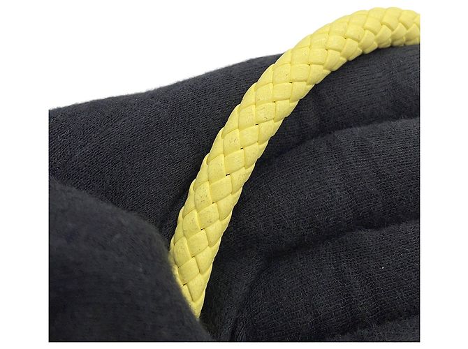 Bolso Tote de Malla Prada Negro Amarillo - vista 11