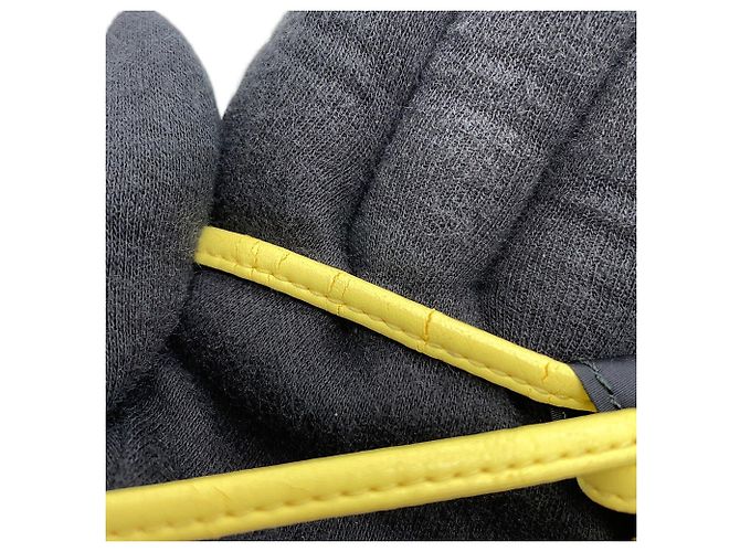 Bolso Tote de Malla Prada Negro Amarillo - vista 13