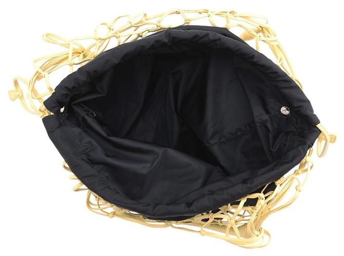 Bolso Tote de Malla Prada Negro Amarillo - vista 5