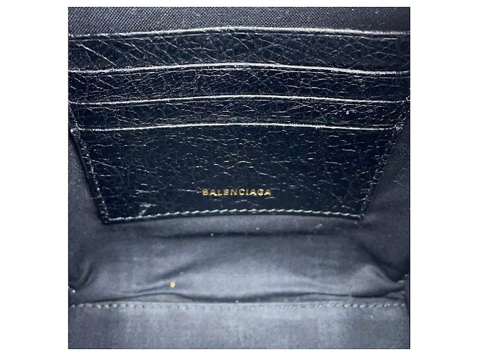 Borsa Balenciaga Bazaar Shopper XXS Nero Multicolore - vista 16