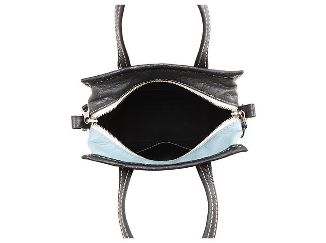 Borsa Balenciaga Bazaar Shopper XXS Nero Multicolore - vista 6