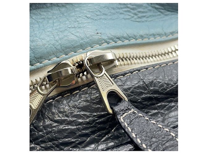 Borsa Balenciaga Bazaar Shopper XXS Nero Multicolore - vista 9