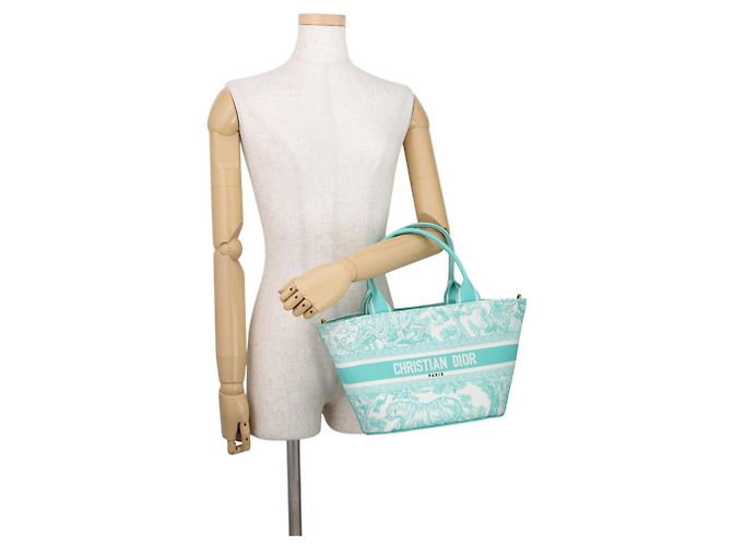 Borsa Christian Dior Toile de Jouy - vista 4