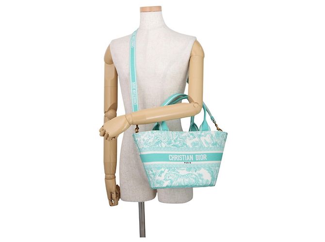 Borsa Christian Dior Toile de Jouy - vista 5