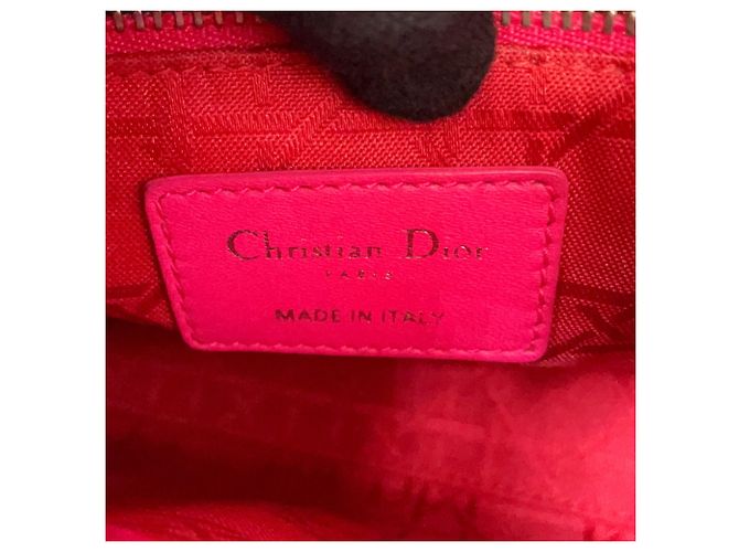 Mini borsa a mano Cannage Lady Christian Dior Rosa - vista 18