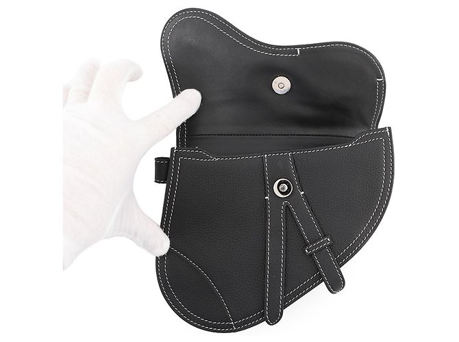 Clutch Christian Dior Collaborazione KAWS Nero - vista 5