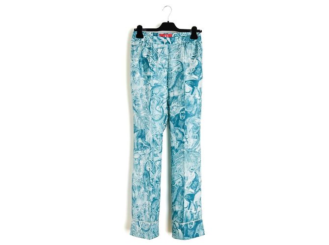 Autre Marque F.R.S. For Restless Sleepers L Ensemble FR40 Conjunto de Sarga de Seda Verde Azul UK12 US10 - vista 6