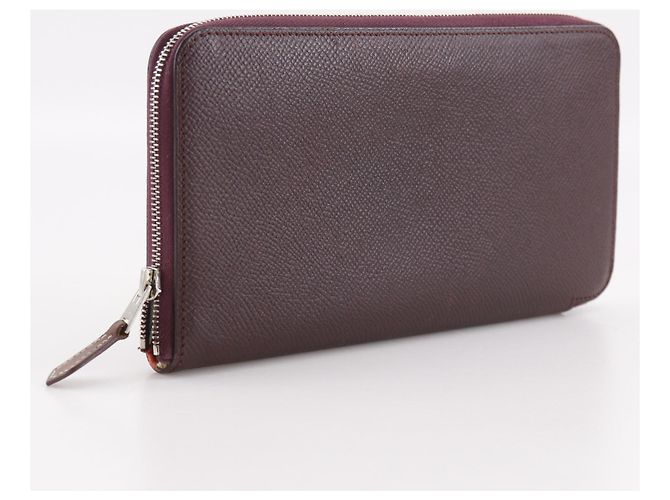 Hermès Hermes Azap Zip Around Epsom Long Bordò - vista 3