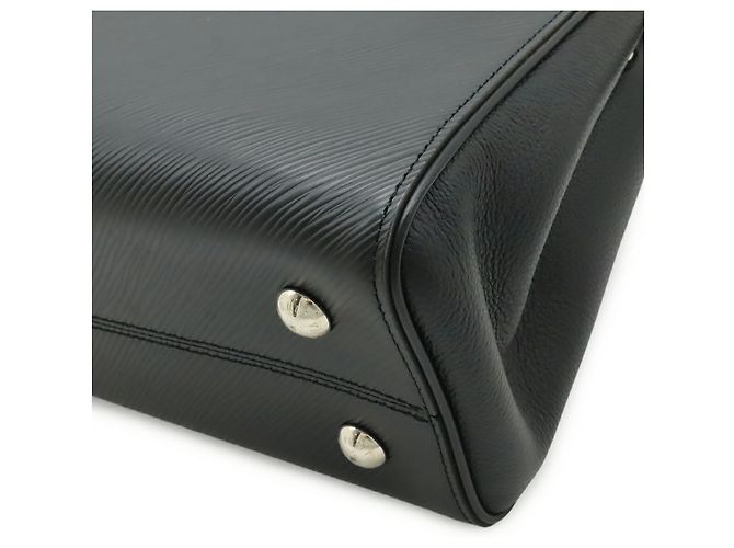 Borsa Louis Vuitton Epi Grenelle Tote PM Nero - vista 4