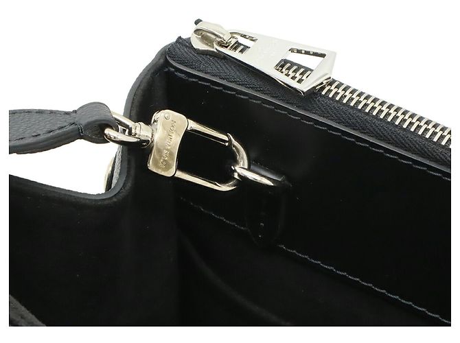 Borsa Louis Vuitton Epi Grenelle Tote PM Nero - vista 8