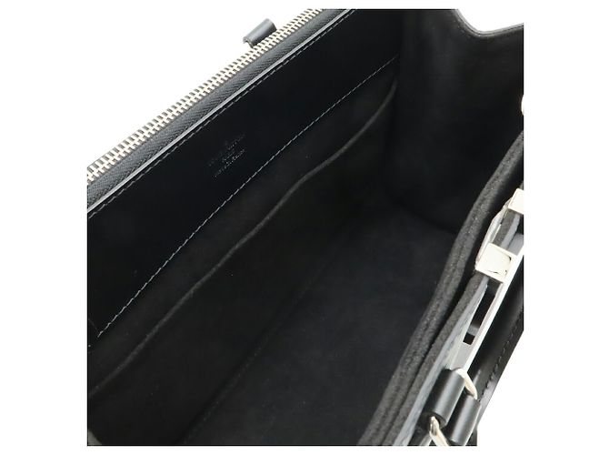 Borsa Louis Vuitton Epi Grenelle Tote PM Nero - vista 9