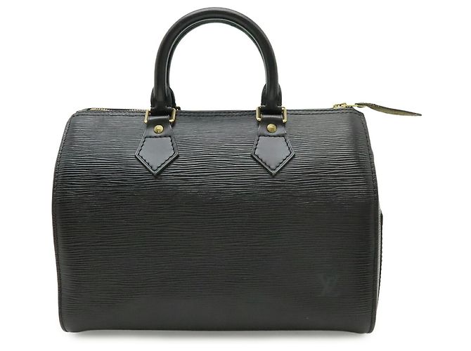Borsa Louis Vuitton Epi Speedy 25 Nero - vista 2