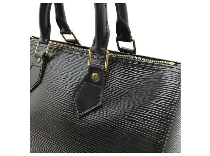 Borsa Louis Vuitton Epi Speedy 25 Nero - vista 9