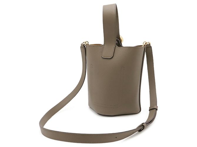 Borsa a secchiello LOEWE Pebble Bucket Bag Mini Borsa a mano Grigio - vista 3