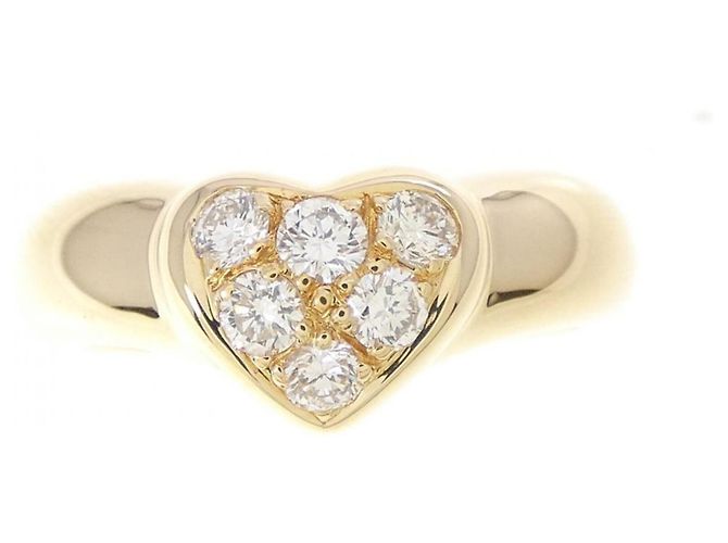 Tiffany & Co Tiffany Pave Herzring Golden - Ansicht 2
