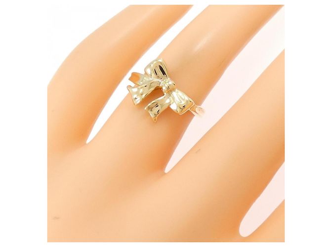 Tiffany & Co Anello Tiffany Blue Box Bow in oro giallo D'oro - vista 4
