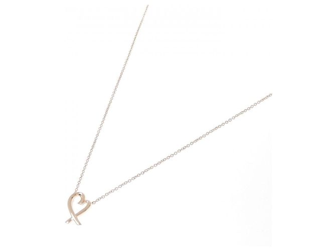Tiffany & Co Collana piccola Tiffany Loving Heart D'oro - vista 2