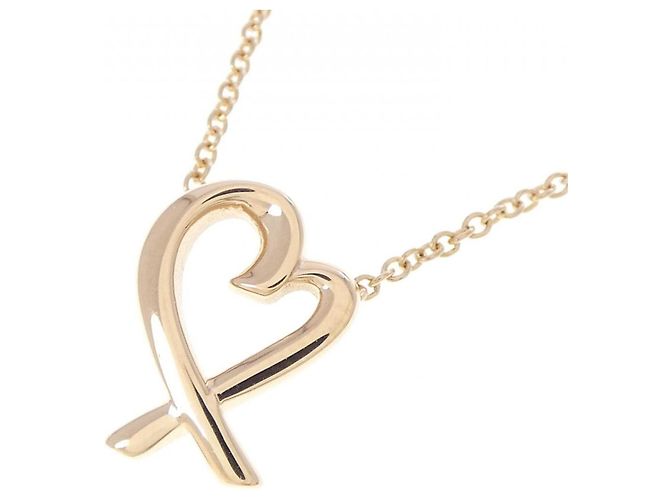 Tiffany & Co Collana piccola Tiffany Loving Heart D'oro - vista 3