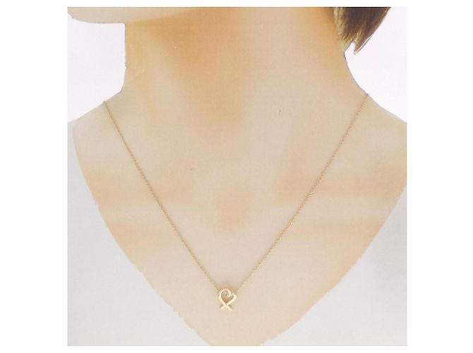 Tiffany & Co Collana piccola Tiffany Loving Heart D'oro - vista 6