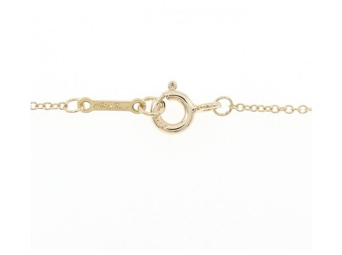 Tiffany & Co Kleines Tiffany Loving Heart Halskette Golden - Ansicht 5