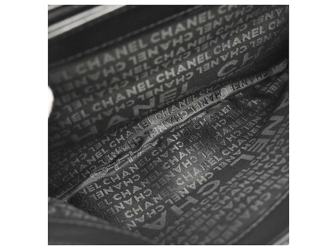 Chanel Camellia No.5 Chain Flap gestepptes Lammleder Large Schwarz - Ansicht 3