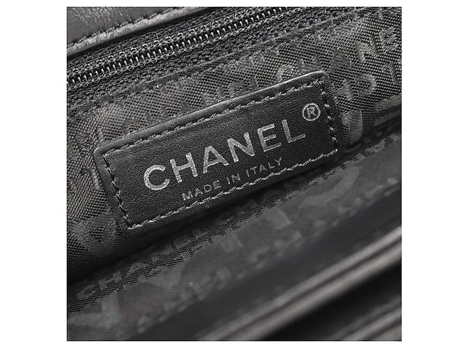 Chanel Camellia No.5 Chain Flap gestepptes Lammleder Large Schwarz - Ansicht 4