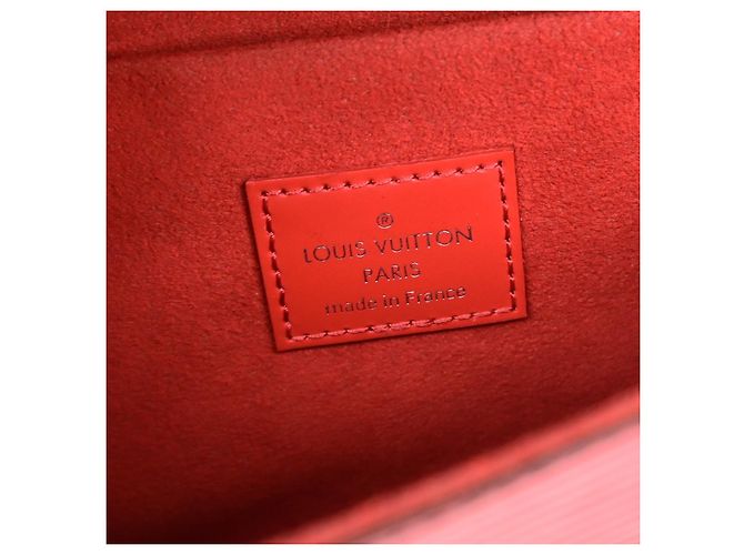 Louis Vuitton Felicie Chain Epi Leather Rosso - vista 6