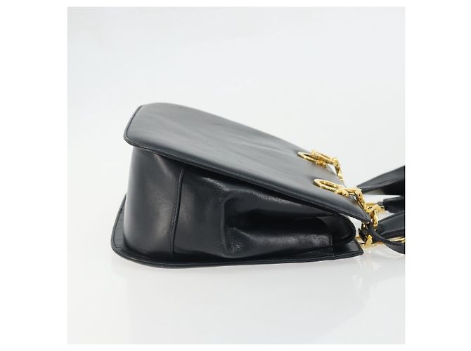 Salvatore Ferragamo Gancini Leather Small Navy blue - view 3
