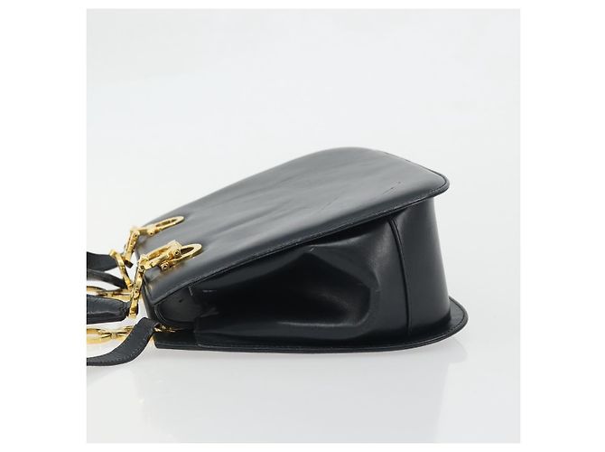 Salvatore Ferragamo Gancini Leather Small Navy blue - view 4