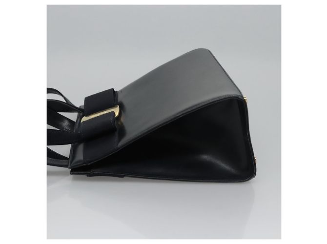 Tote Convertible Vara Bow in pelle Salvatore Ferragamo Small Blu navy - vista 4