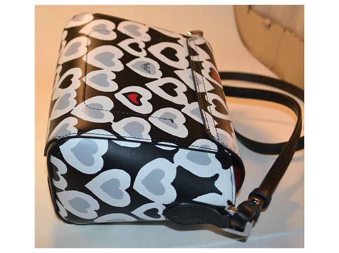 Borsa a tracolla Emporio Armani stampa cuore - vista 6