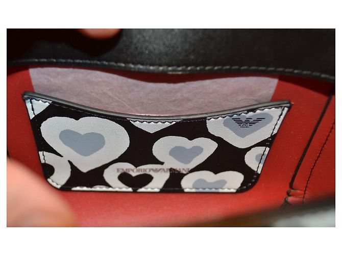 Borsa a tracolla Emporio Armani stampa cuore - vista 8