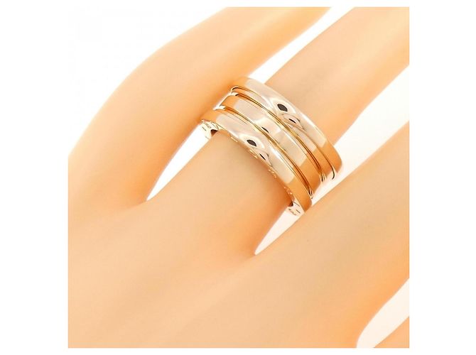 Bulgari Anello Bvlgari B.zero1 3-Band in oro rosa D'oro - vista 4