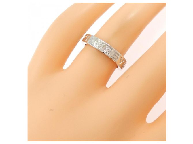 Bulgari Anello Bvlgari B.zero1 in oro bianco e diamanti D'oro - vista 5