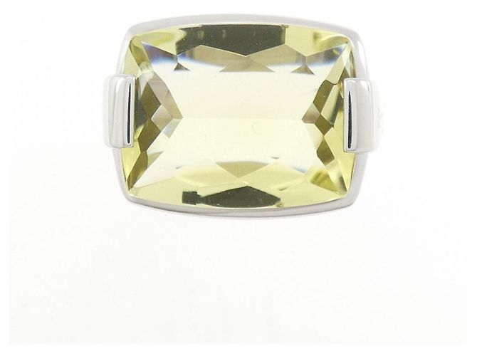 Bulgari Anello Bvlgari Allegra in oro bianco e quarzo D'oro - vista 2