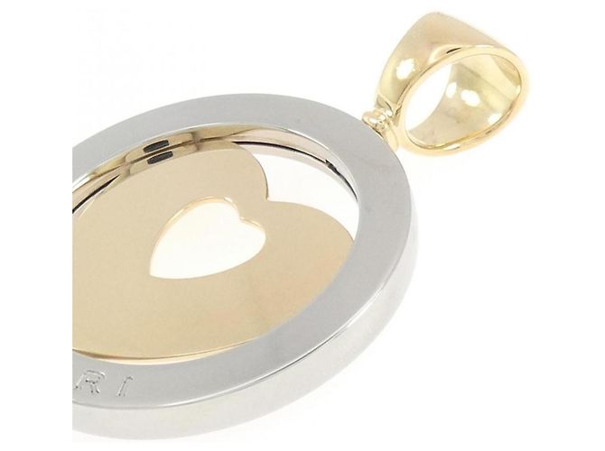 Bulgari Pendente Bvlgari Tondo Heart Argento D'oro - vista 3