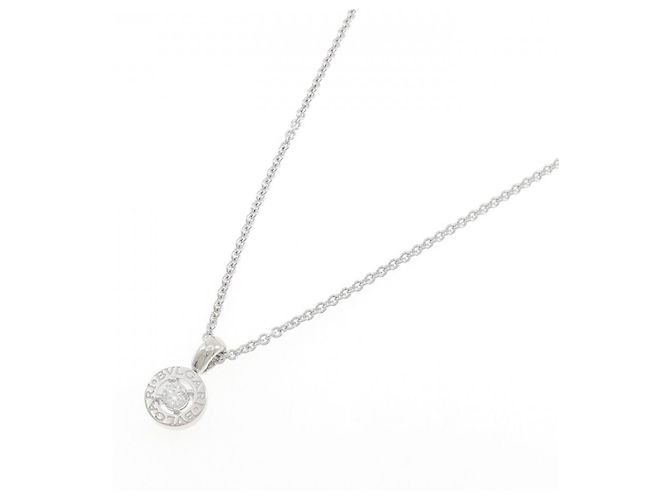 Bulgari Collana con pendente in oro bianco e diamanti Bvlgari D'oro - vista 2