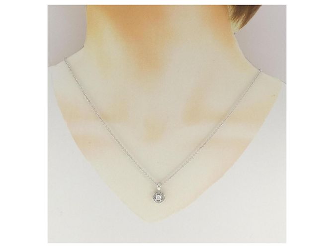 Bulgari Collana con pendente in oro bianco e diamanti Bvlgari D'oro - vista 6