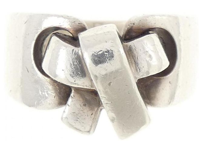 Ring Anello a fascia Hermès in argento 925 - vista 2