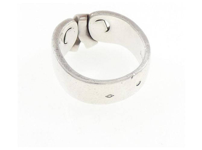 Ring Anello a fascia Hermès in argento 925 - vista 3