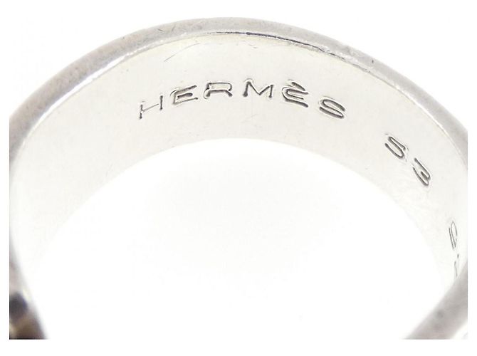 Ring Anello a fascia Hermès in argento 925 - vista 4