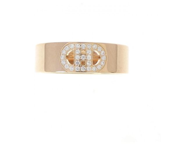Ring Hermès Anel H d'Ancre Hermes Dourado - vista 2