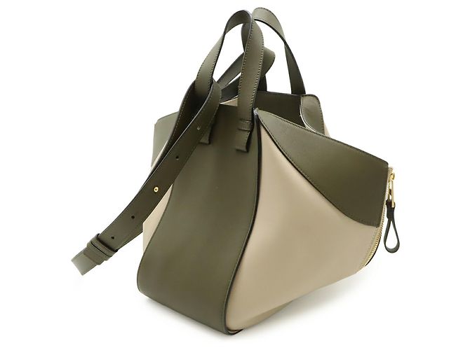 Borsa a mano Loewe Hammock Bag Small Bianco Beige Cachi - vista 3